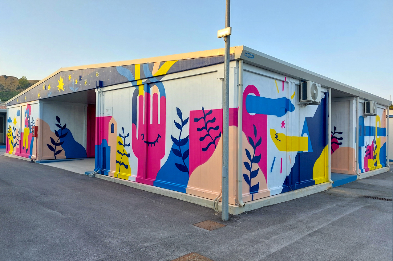 Murales Orizzonti, street art sociale trasformando spazi pubblici