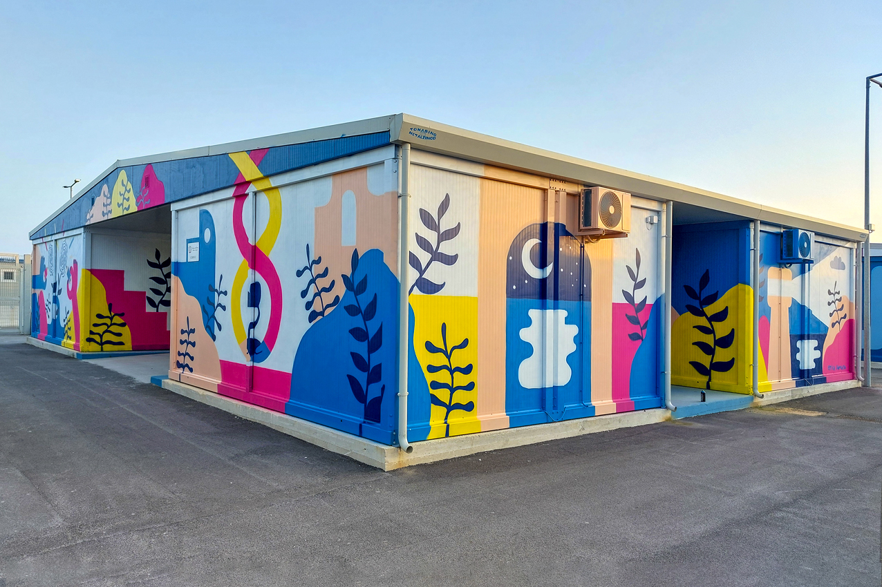 Orizzonti – murales di street art sociale a Porto Empedocle